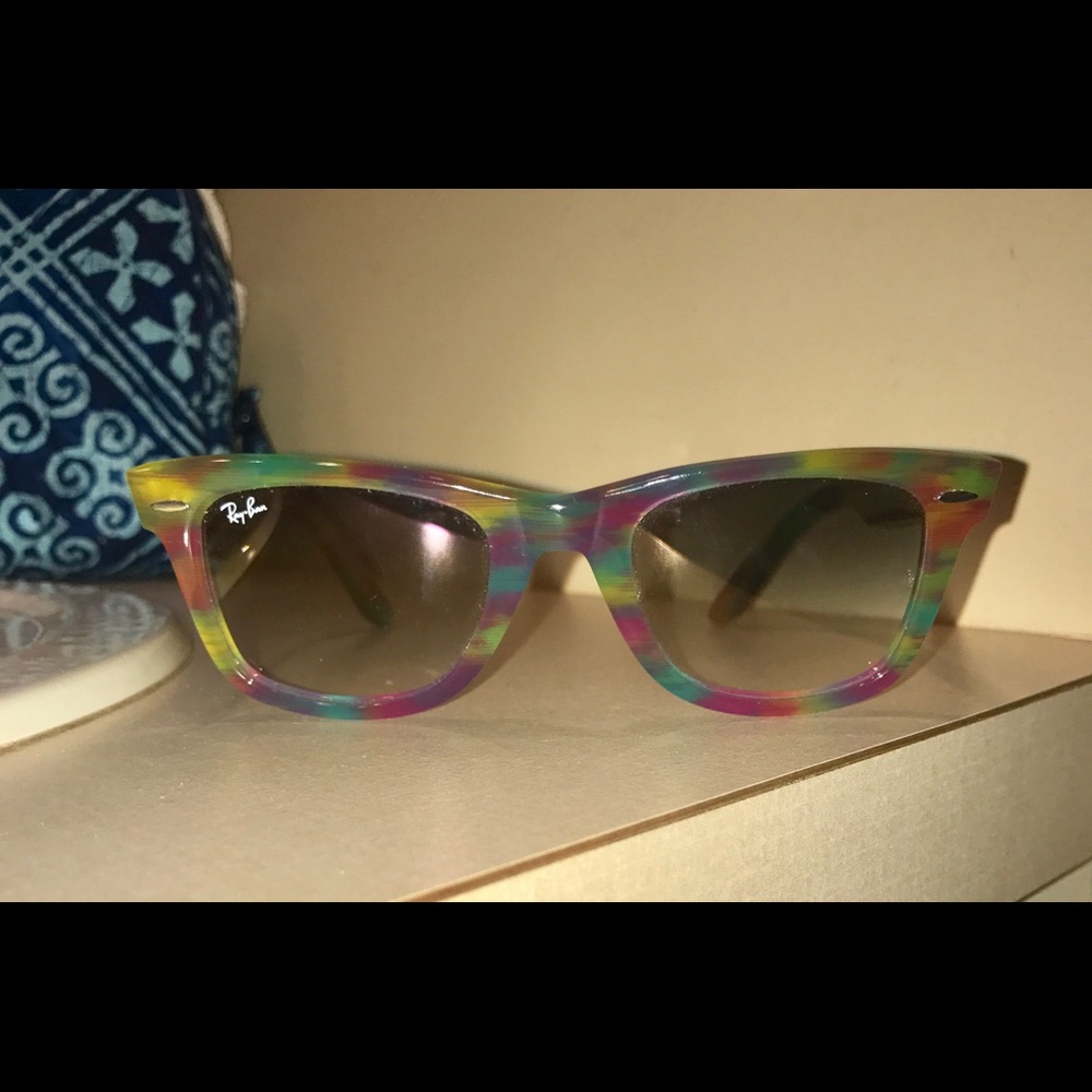 Multicolor Ray-Ban Wayfarers